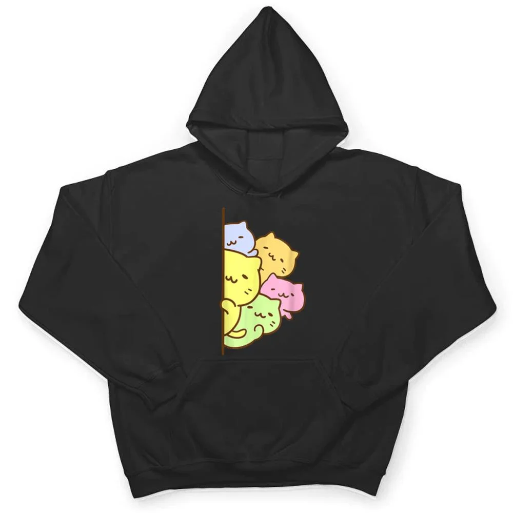 Cats-Meowtain-Cute-Kitty-Pile-Anime-Kawaii-Gay-Pride-T-Shirt-3 Cats Meowtain Cute Kitty Pile Anime Kawaii Gay Pride T Shirt