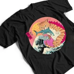 Catzilla Vintage Cute Cat Art Japanese Cat Lover For Girls T Shirt Catzilla Vintage Cute Cat Art Japanese Cat Lover For Girls T Shirt