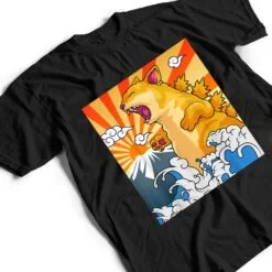 Catzilla Vintage Kawaii Cute Cat Art Japanese Sunset T Shirt Catzilla Vintage Kawaii Cute Cat Art Japanese Sunset T Shirt