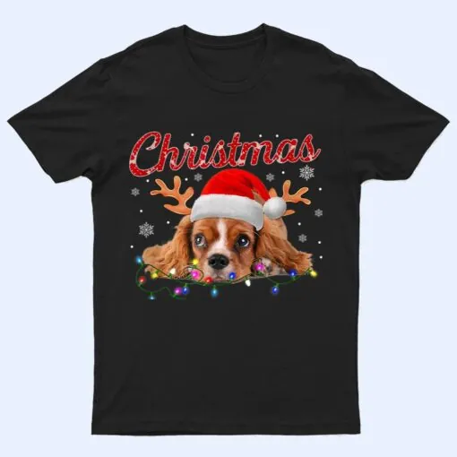 Cavalier King Charles Spaniel Dog Lover Christmas Dogs T Shirt