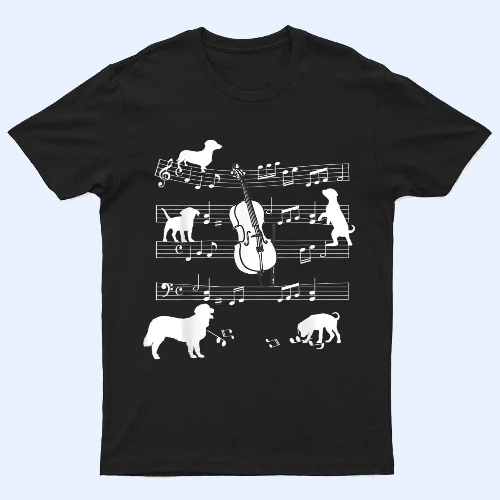 Cello Player Dog for Cellist Dogs and Cello T Shirt Cello Player Dog for Cellist Dogs and Cello T Shirt