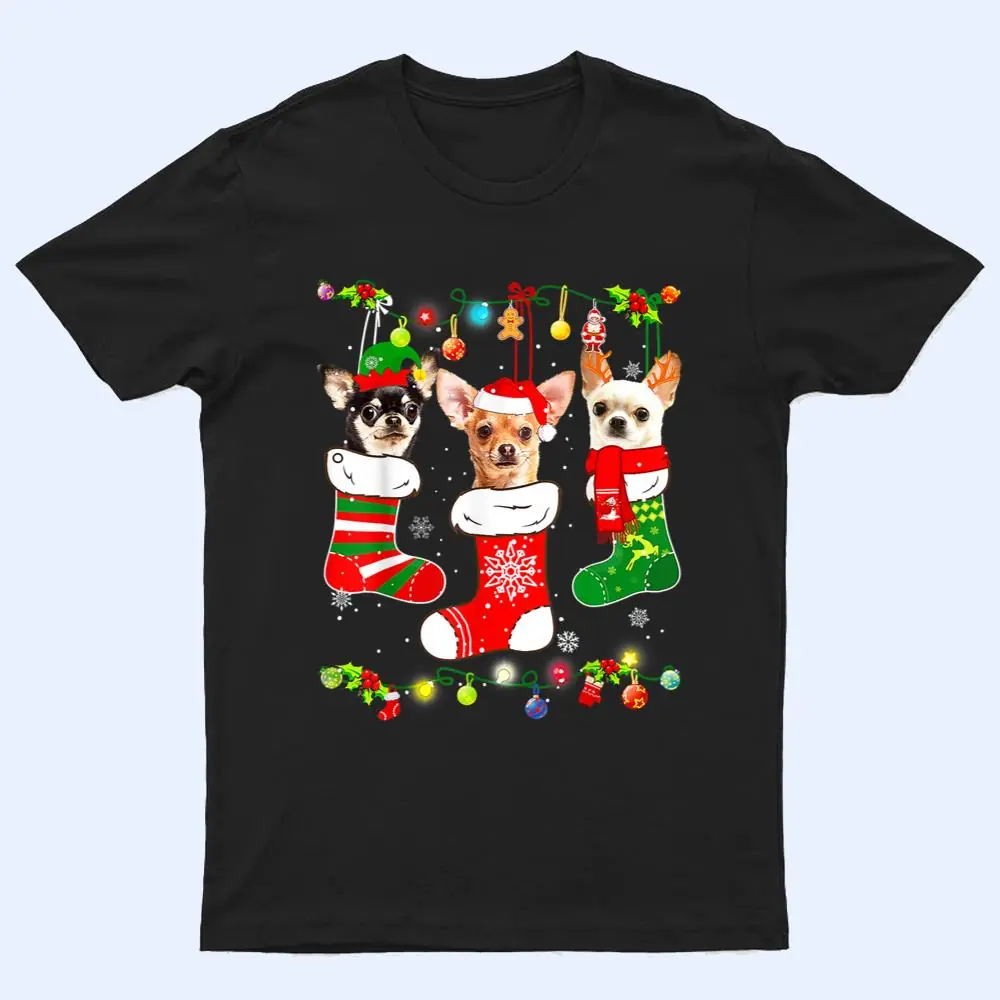 Chihuahua Christmas Lights Gift Funny Xmas Dog Lover T Shirt Chihuahua Christmas Lights Gift Funny Xmas Dog Lover T Shirt