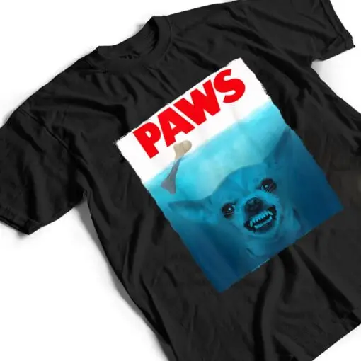 Chihuahua Dog Paws Cute Movie Poster Pet Funny T Shirt