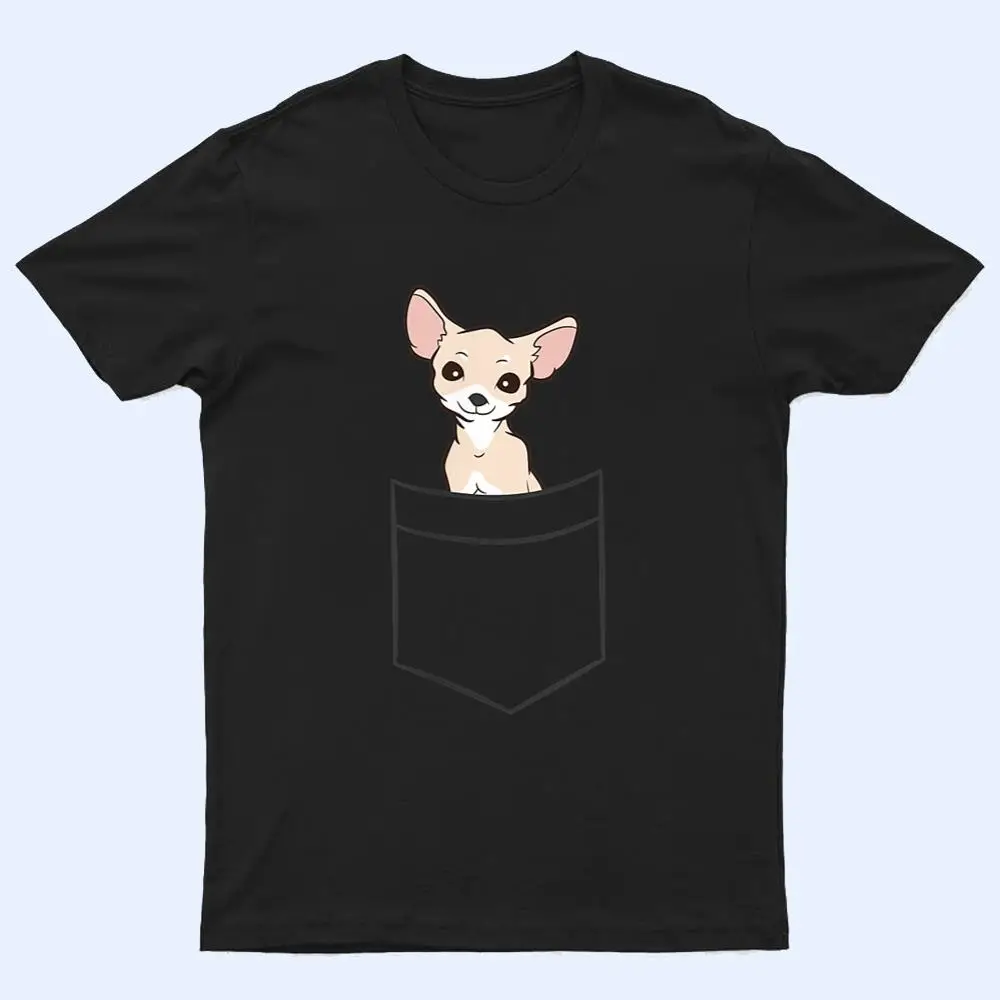 Chihuahua In a Pocket Cute Pocket Chihuahua Dog T Shirt