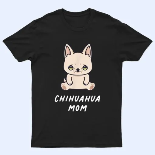 Chihuahua Mom Kawaii Anime Dog Lover Owner Family T Shirt