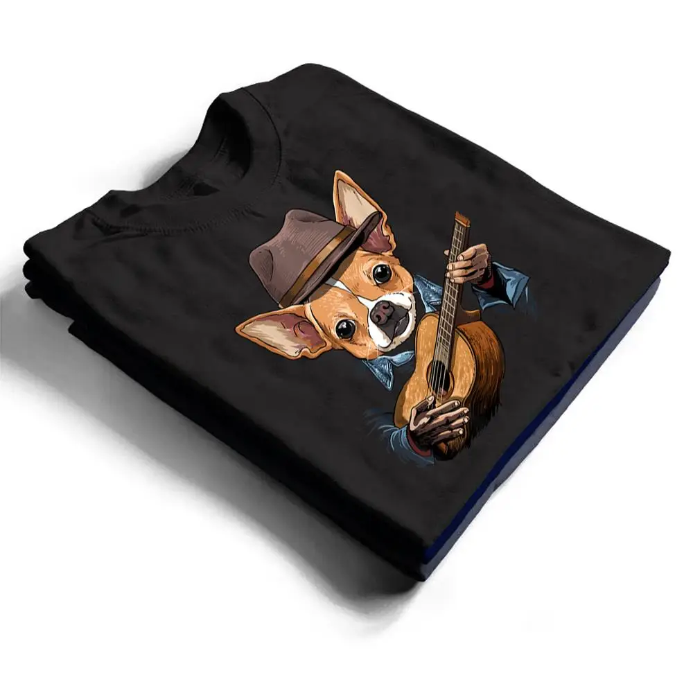Chihuahua-Playing-Guitar-Pet-Toy-Dog-Lover-Guitar-Player-T-Shirt-1 Chihuahua Playing Guitar Pet Toy Dog Lover Guitar Player T Shirt