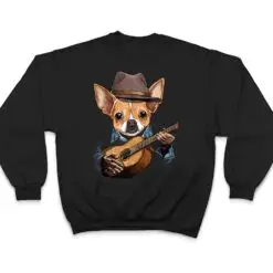 Chihuahua Playing Guitar Pet Toy Dog Lover Guitar Player T Shirt Chihuahua Playing Guitar Pet Toy Dog Lover Guitar Player T Shirt