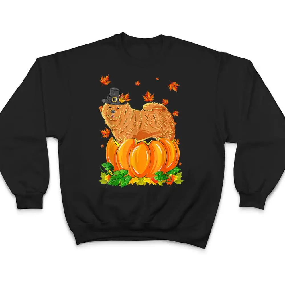 Chow-Chow-Happy-Thanksgiving-Dog-Pumpkin-Fall-Autumn-T-Shirt-4 Chow Chow Happy Thanksgiving Dog Pumpkin Fall Autumn T Shirt