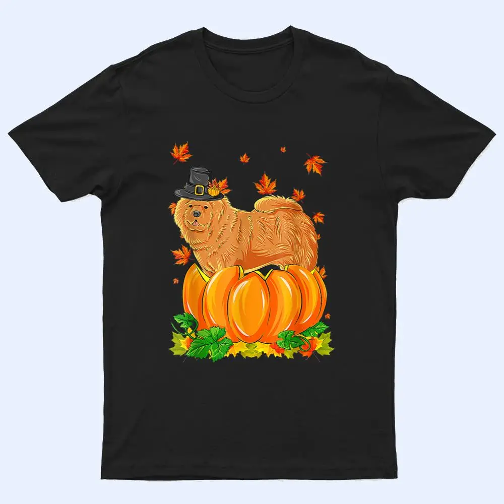 Chow Chow Happy Thanksgiving Dog Pumpkin Fall Autumn T Shirt Chow Chow Happy Thanksgiving Dog Pumpkin Fall Autumn T Shirt