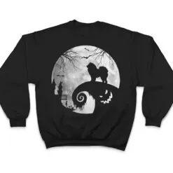 ChowChow Dog And Moon Halloween Costume Dog Lover Funny T Shirt
