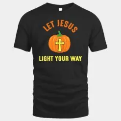 Christian Religious Halloween Let Jesus light your way Cross