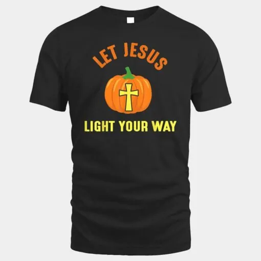 Christian Religious Halloween Let Jesus light your way Cross