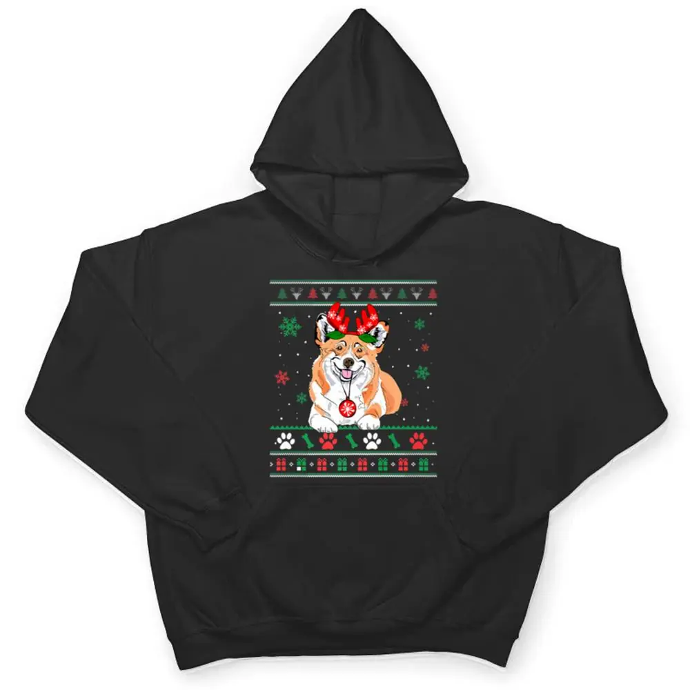 Christmas-Corgi-Reindeer-Ornaments-Dog-Lovers-Pajama-T-Shirt-3 Christmas Corgi Reindeer Ornaments Dog Lovers Pajama T Shirt