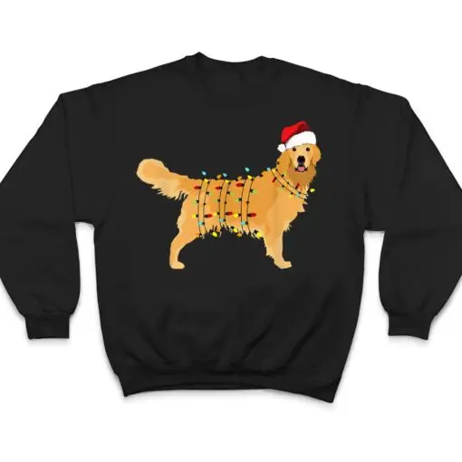 Christmas Golden Retriever Happy New Year Gift For Dog Lover T Shirt