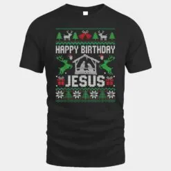 Christmas Outfit Happy Birthday Jesus Holiday Ugly Sweater