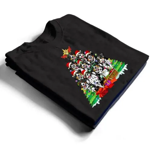 Christmas Pajama Bernese Mountain Tree Xmas T Shirt