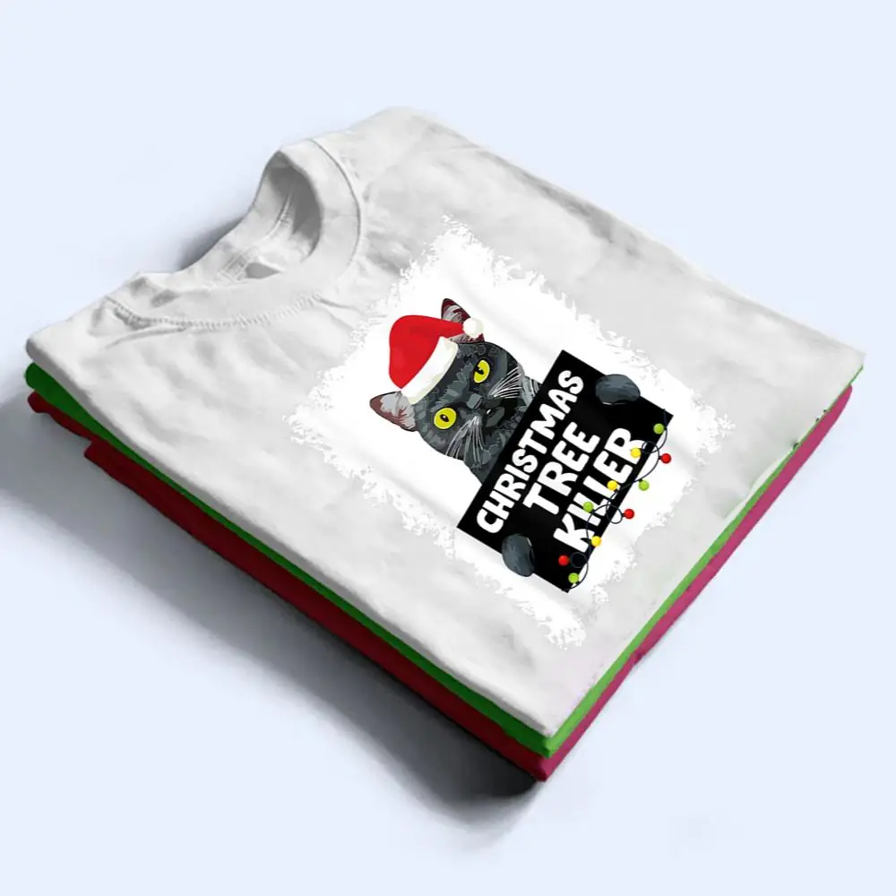 Christmas-Tree-Killer-Naughty-Black-Cat-Christmas-T-Shirt-1 Christmas Tree Killer Naughty Black Cat Christmas T Shirt