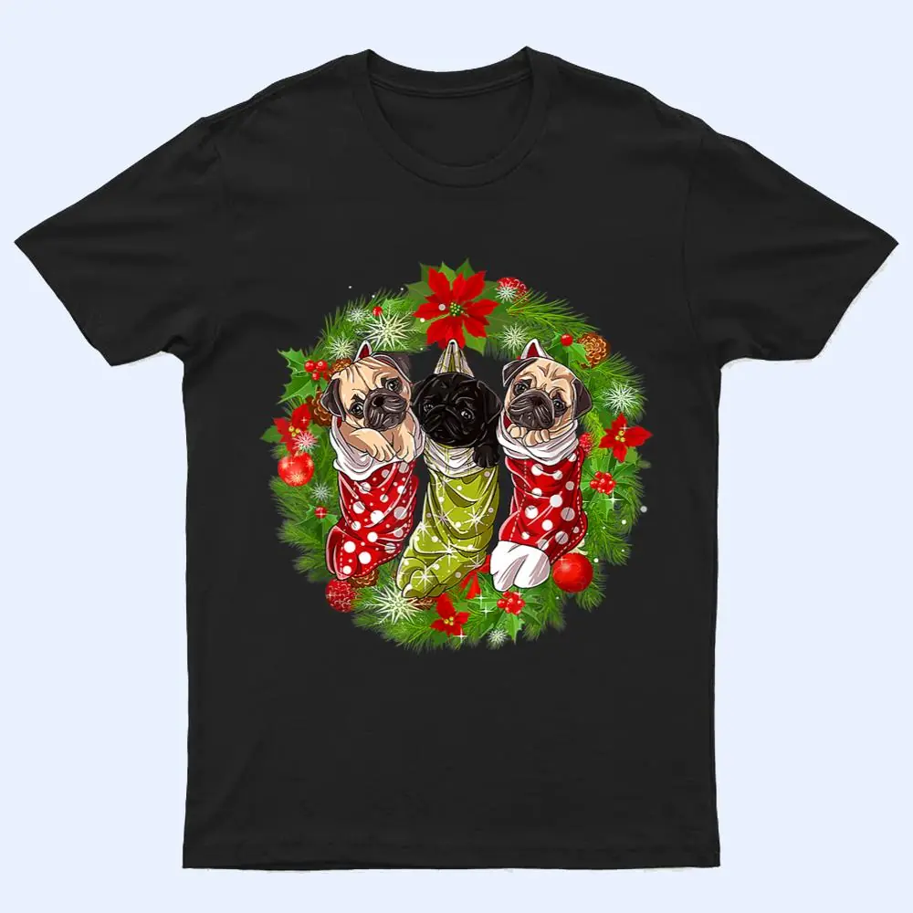 Christmas Tree Xmas Pajama Pug Dog Lover T Shirt Christmas Tree Xmas Pajama Pug Dog Lover T Shirt