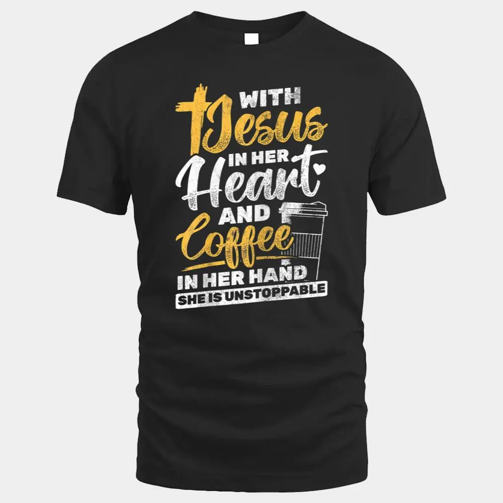 Coffe In Her Hand Christian Religious Jesus Coffe In Her Hand Christian Religious Jesus