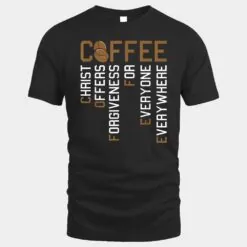 Coffee Christ Offers Forgiveness Christmas Faith Christian