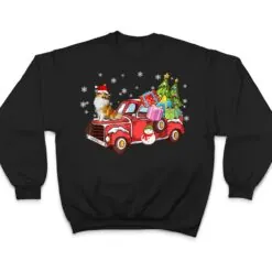 Collie Riding Red Truck Merry Christmas Dog Lover Gifts T Shirt Collie Riding Red Truck Merry Christmas Dog Lover Gifts T Shirt