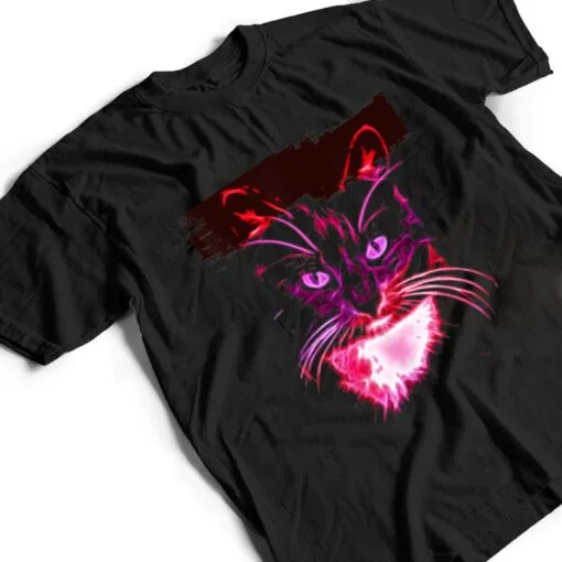 Colorful Cat Art Novelty - Cat Lover Gift Idea Women T Shirt