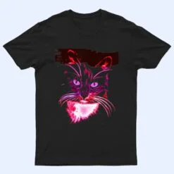 Colorful Cat Art Novelty - Cat Lover Gift Idea Women T Shirt