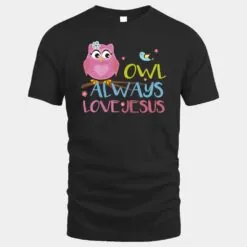 Colorful Owl Always Love Jesus Youth Christian