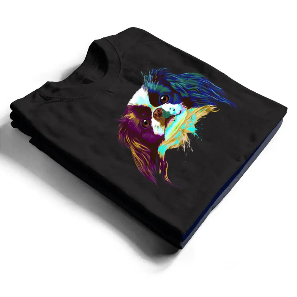 Colorful-Splash-Dog-Japanese-Chin-T-Shirt-1 Colorful Splash Dog Japanese Chin T Shirt