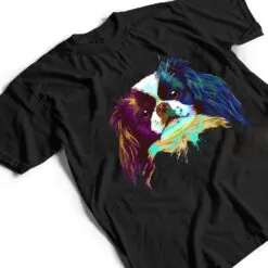 Colorful Splash Dog Japanese Chin T Shirt Colorful Splash Dog Japanese Chin T Shirt