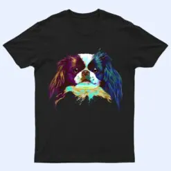 Colorful Splash Dog Japanese Chin T Shirt