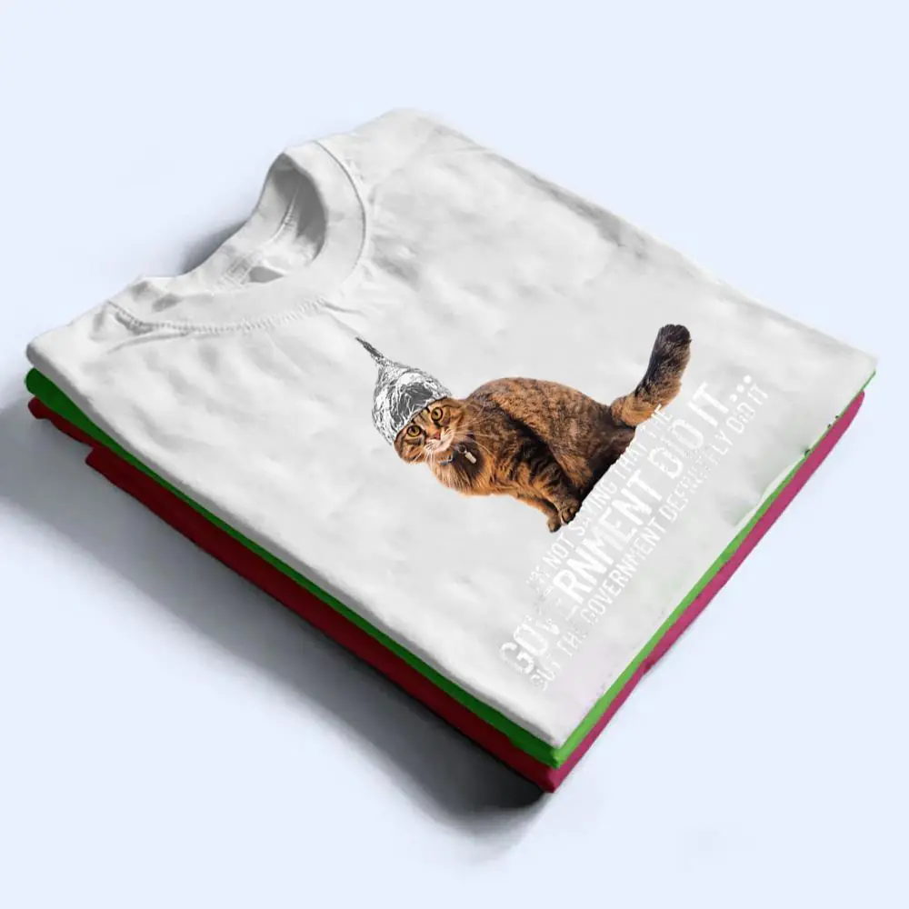 Conspiracy-Cat-Government-Conspiracy-Theory-Tin-Foil-Hat-T-Shirt-1 Conspiracy Cat Government Conspiracy Theory Tin Foil Hat T Shirt