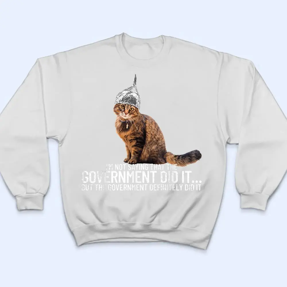 Conspiracy-Cat-Government-Conspiracy-Theory-Tin-Foil-Hat-T-Shirt-4 Conspiracy Cat Government Conspiracy Theory Tin Foil Hat T Shirt