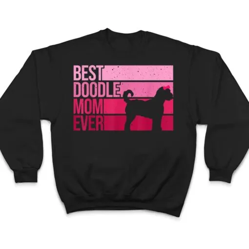 Cool Doodle Mom Art Women Girl Aussiedoodle Goldendoodle Dog Ver 2 T Shirt