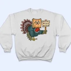 Cool Turkey Fake Cat Funny Thanksgiving Boys Girls Kids Gift T Shirt Cool Turkey Fake Cat Funny Thanksgiving Boys Girls Kids Gift T Shirt