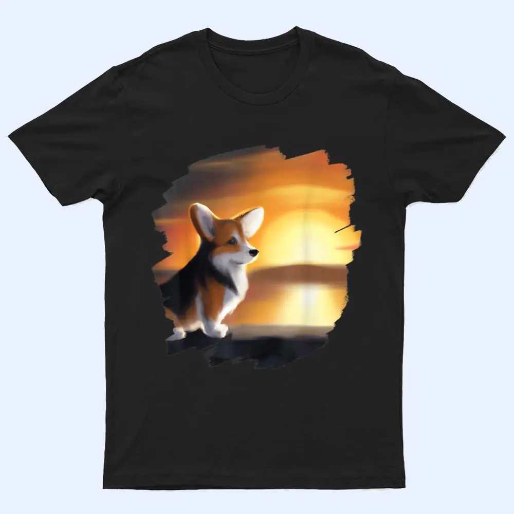 Corgi Dog Art Sunset Vintage Retro Corgis Dogs T Shirt Corgi Dog Art Sunset Vintage Retro Corgis Dogs T Shirt