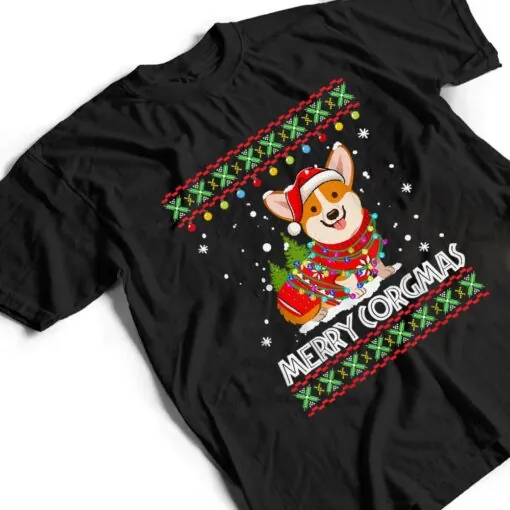 Corgi Dog Merry Corgmas Santa Corgi Christmas T Shirt