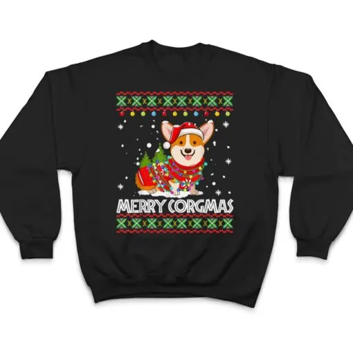 Corgi Dog Merry Corgmas Santa Corgi Christmas T Shirt