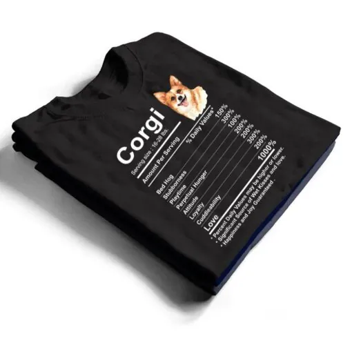 Corgi Facts Nutrition Funny Cardigan Pembroke Mama Dog T Shirt