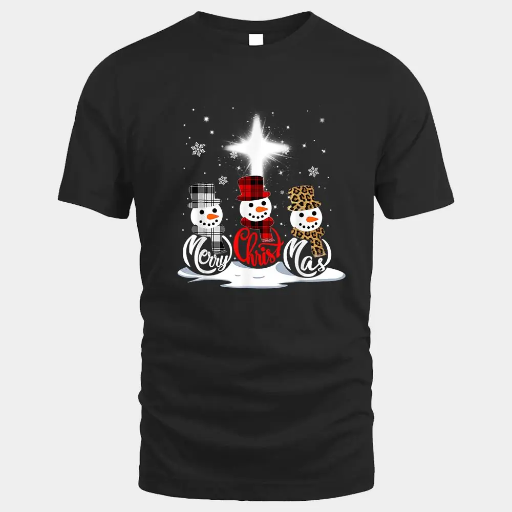 Cross Jesus Merry Christmas Snowman Funny Xmas For Christian Cross Jesus Merry Christmas Snowman Funny Xmas For Christian