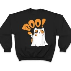 Cut Cat Ghost Halloween Boo Saying T Shirt Cut Cat Ghost Halloween Boo Saying T Shirt