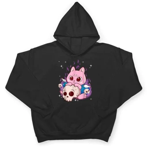 Cute Anime Kawaii Cat Aesthetic Kawaii Pastel Goth Halloween T Shirt