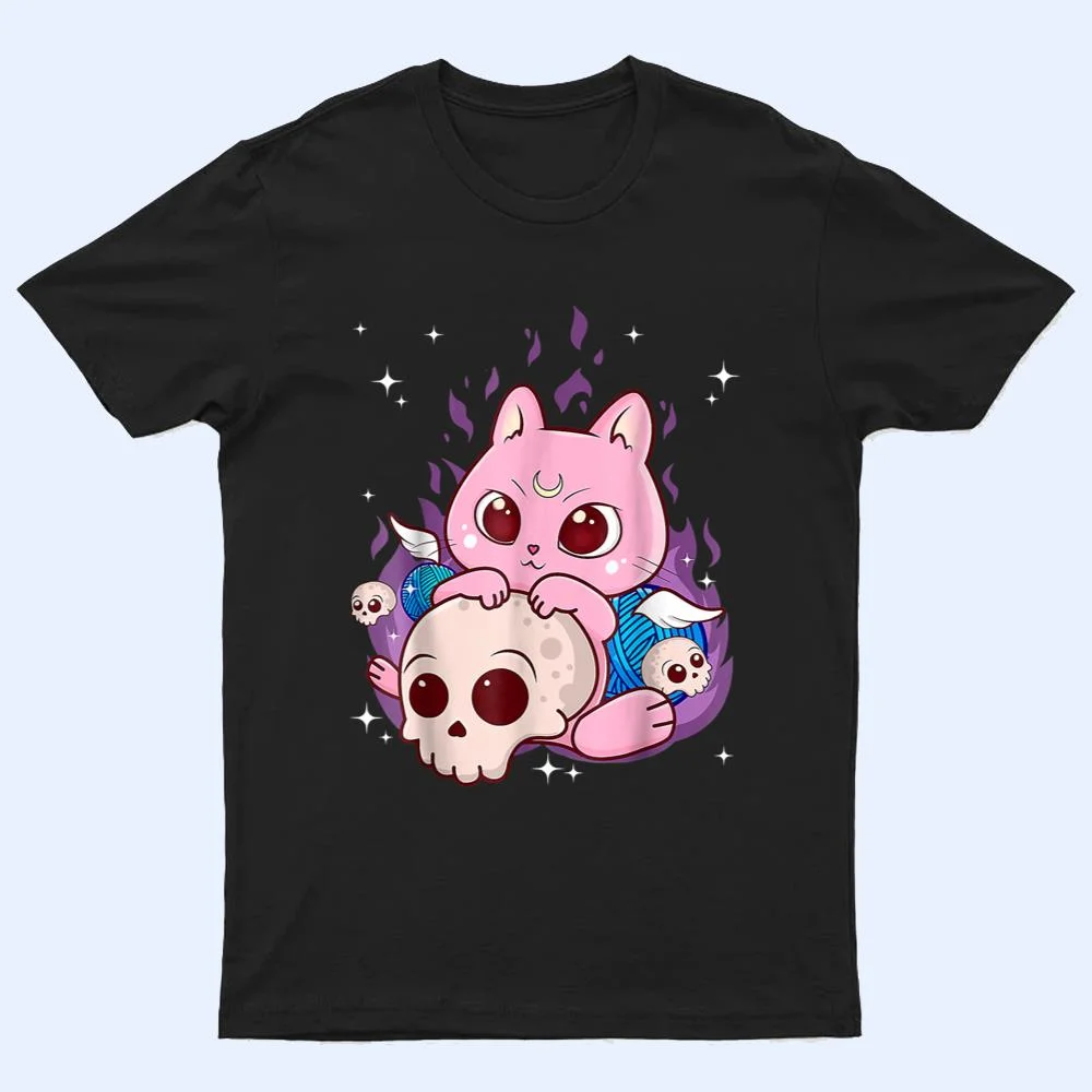 Cute Anime Kawaii Cat Aesthetic Kawaii Pastel Goth Halloween T Shirt Cute Anime Kawaii Cat Aesthetic Kawaii Pastel Goth Halloween T Shirt