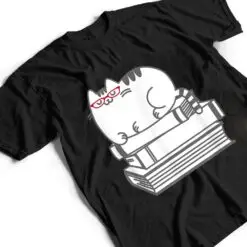 Cute Book Nerd Cat - Funny Nerdy Kitten T Shirt Cute Book Nerd Cat - Funny Nerdy Kitten T Shirt
