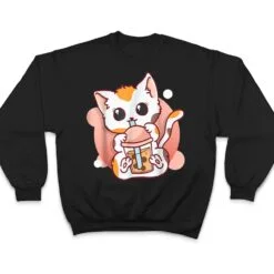 Cute Cat Boba Tea Bubble Tea Anime Kawaii T Shirt Cute Cat Boba Tea Bubble Tea Anime Kawaii T Shirt