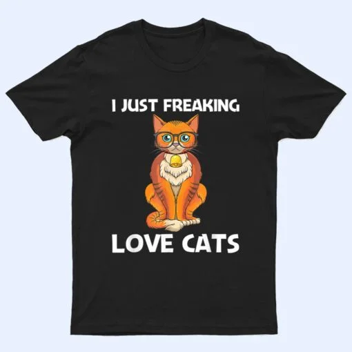 Cute Cat Design For Men Women Kitten Feline Pet Cat Lovers T Shirt