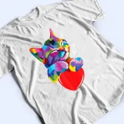 Cute Cat Gift for kitten lovers Colorful Art Kitty Adoption T Shirt Cute Cat Gift for kitten lovers Colorful Art Kitty Adoption T Shirt