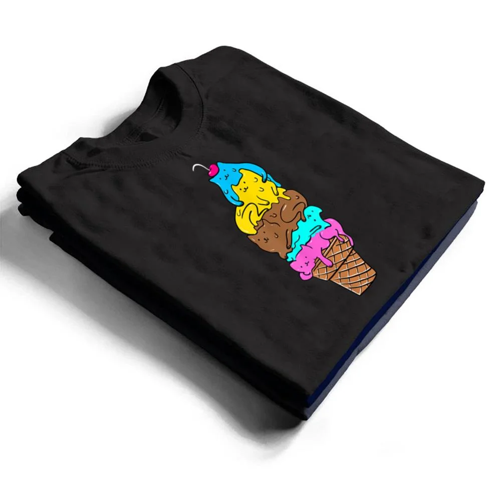 Cute-Cat-Ice-Cream-Kitty-Cat-Dessert-T-Shirt-1 Cute Cat Ice Cream - Kitty Cat Dessert T Shirt