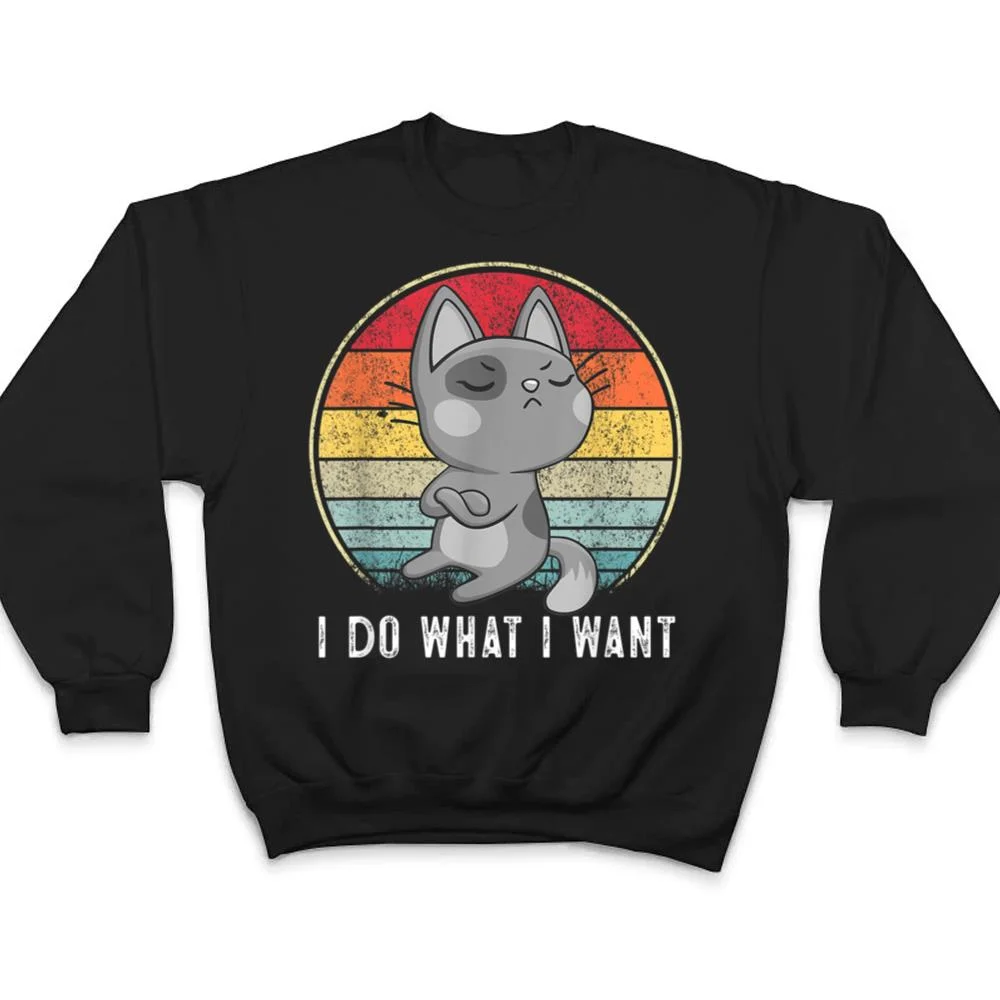 Cute-Cat-Lovers-I-Do-What-I-Want-Cat-Funny-Cat-T-Shirt-4 Cute Cat Lovers I Do What I Want Cat Funny Cat T Shirt