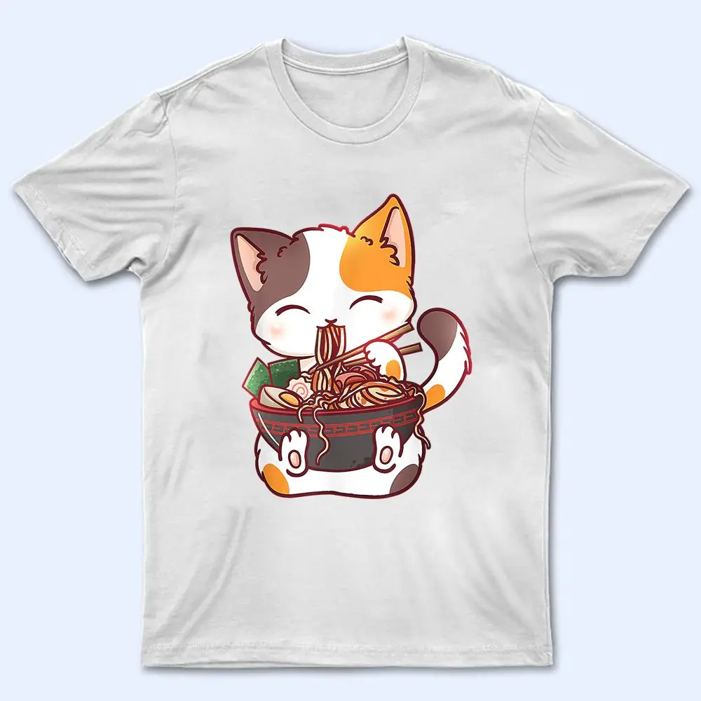 Cute Cat Ramen Bowl Anime Japanese Noodles Kawaii Neko Girls T Shirt Cute Cat Ramen Bowl Anime Japanese Noodles Kawaii Neko Girls T Shirt